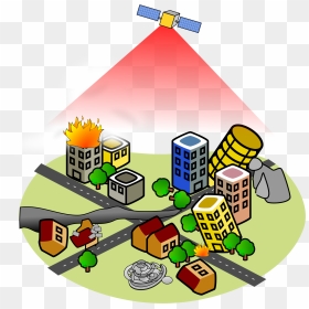Satellite Clipart Remote Sensing - Office Building Clip Art, HD Png Download - satellite images png