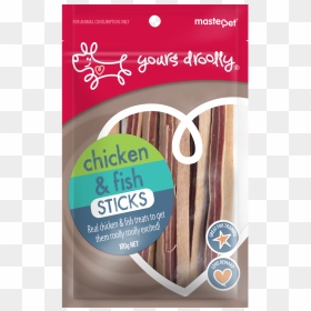 Yours Droolly Chicken/fish Sticks - Yours Droolly Duck Sticks 110g, HD Png Download - real fish png