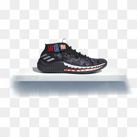 Transparent Baby Shoes Png - Adidas X Bape Dame 4, Png Download - adidas shoes png