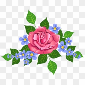Free Png Pink Rose Decorative Element Png Images Transparent - Animated Roses, Png Download - pink rose flower png