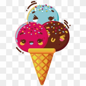 Ice Cream Cone Chocolate - Ice Cream Cone, HD Png Download - chocobar ice cream png