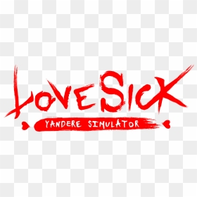 Transparent Yandere Chan Png - Yandere Simulator Lovesick Logo, Png Download - sim png
