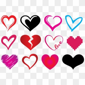 Silueta De Corazon A Blanco Y Negro, HD Png Download - wedding symbol png