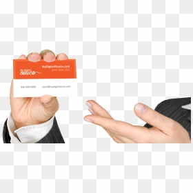 Bbq Business Card - Business Card Hand Png, Transparent Png - suit png for photoshop