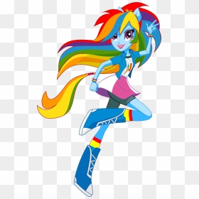 My Little Pony Coloring Pages Rarity In Dress For Kids - Rainbow Dash Equestria Girl, HD Png Download - kids dress png