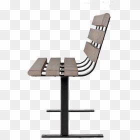 Park Bench Side View Png, Transparent Png - park chair png