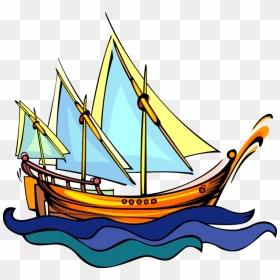 Viking Ship Clipart Traditional - Traditional Ship Png, Transparent Png - ship clipart png