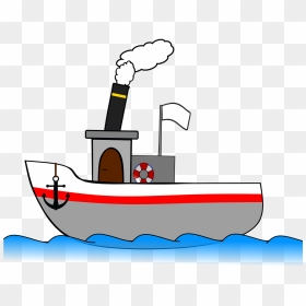 Steamboat Ship Steamer - Transparent Steamboat Clipart, HD Png Download - ship clipart png