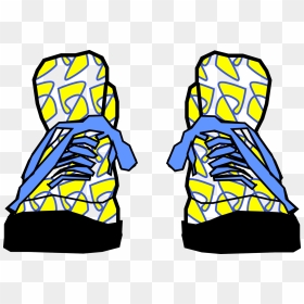 Running Shoes For Women Cartoon Clipart - Sneakers Clip Art, HD Png Download - adidas shoes png