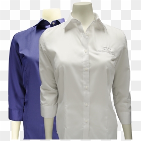 Ladies Dress Shirts - Long-sleeved T-shirt, HD Png Download - ladies dress png