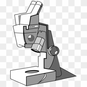 Line Art,angle,area - Scanning Electron Microscope Icon Png, Transparent Png - microscope clipart png