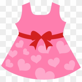 Clipart Girl In Dress Clip Art Freeuse Library Minus - Baby Girl Dress Clipart, HD Png Download - ladies dress png