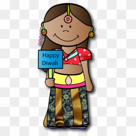 Diwali Clipart Cartoon, HD Png Download - diwali clipart png