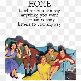 Transparent Family Quotes Png - Watching Tv Retro Poster, Png Download - quotes png images