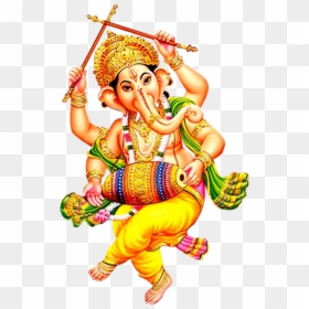Transparent Ganesha Ganesh Chaturthi Bhagwan Shri Hanumanji - Dancing Ganesha Png, Png Download - diwali clipart png