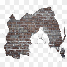 Download And Use Brick Png Clipart - Crack Wall With Bricks Behind, Transparent Png - hindu temple png