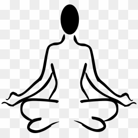 Yoga Clipart - Yoga Sitting Position Drawing, HD Png Download - yoga clipart png