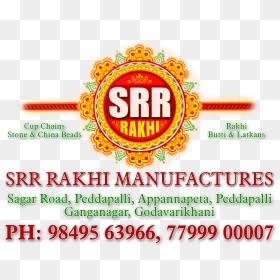 Srr Rakhis Making - Circle, HD Png Download - rakhi designs png