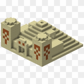 Minecraft Desert Temple , Png Download - Templo Del Desierto Minecraft, Transparent Png - temple png images