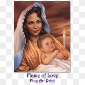Mother Mary With Jeshua ~ Artwork By Glenda Green , - Glenda Green Bilder, HD Png Download - mother mary png