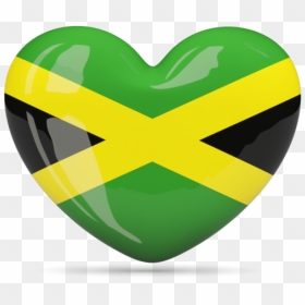 Download Flag Icon Of Jamaica At Png Format - Jamaica Heart Flag Png, Transparent Png - heart png hd