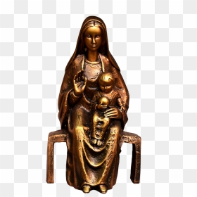 Jesus With Mother Mary - Sculpture, HD Png Download - mother mary png