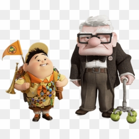 Carl And Russell - Russell And Carl From Up, HD Png Download - vhv