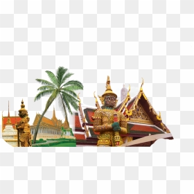 Tourist Attractions Asia Creatives Southeast Thailand - Temple Of The Emerald Buddha, HD Png Download - temple png images