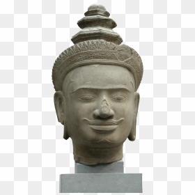 Head Of Vishnu, 925 Ce Khmer - Vishnu Khmer, HD Png Download - vishnu png