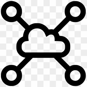 Cloud Connection Connect Data Server Internet Comments - Data Strategy Icon Png, Transparent Png - cloud server icon png