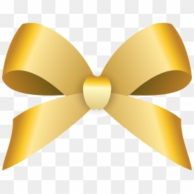 Golden Bow Png - Moño Png Sin Fondo, Transparent Png - gold bow png