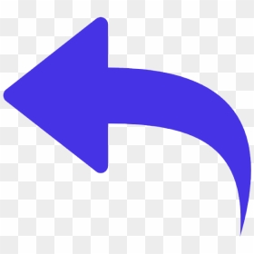 Courbe Pointe De Fleche A Gauche - Fleche Png, Transparent Png - fleche png