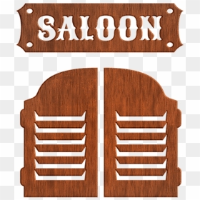 Porte Saloon - Saloon Png, Transparent Png - western png