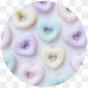 #pastel #pastelcolors #sweets #treats #png #circle - Pastel Donuts Aesthetic, Transparent Png - sweets png images