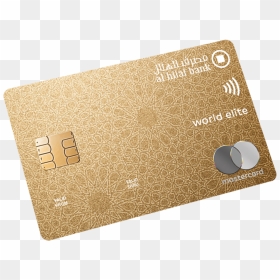 Ahb Worldelite 733x541gold - Ahlan Al Hilal Bank Debit Card, HD Png Download - atm card png