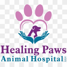 Healing Paws Animal Hospital - Graphic Design, HD Png Download - paws png