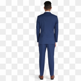 Cobalt Blue Notch Lapel Suit, HD Png Download - salwar suit png