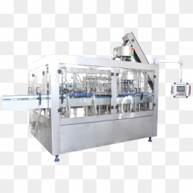 Glass Bottle Carbonated Soft Drink Filling Machine - Machine, HD Png Download - cold drink glass png