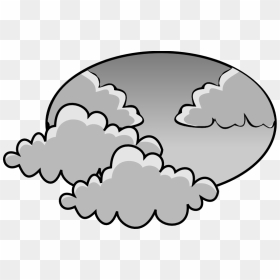 Cloud Clip Art Image - Cloudy Clipart, HD Png Download - white clouds vector png