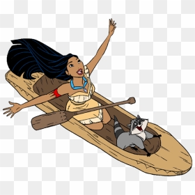 Canoe Clipart Family - Pocahontas Disney Canoe, HD Png Download - canoe png