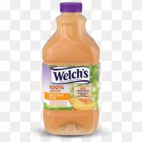 Welch"s White Grape Peach 100% Juice - Welch's White Grape Juice, HD Png Download - grape juice png