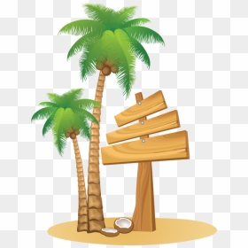 Transparent Coconut Tree Clipart - Moana Coconut Tree, HD Png Download - beach coconut tree png
