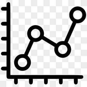 Graph Dot Line Sale Report Comments - Transparent Background Graph Icon, HD Png Download - dot icon png