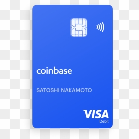 Coinbase Card - Visa, HD Png Download - atm card png