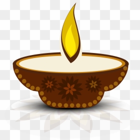 Happy Diwali Vector Png, Transparent Png - diwali candle png
