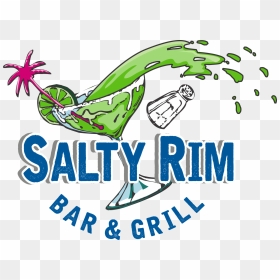 Salty Rim Restaurant Logo - Graphic Design, HD Png Download - salty png