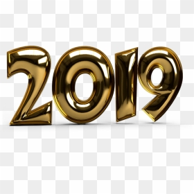 New Year 2019 Celebration Gold Png Image Free Download - 2019 Gold Png, Transparent Png - new pngs