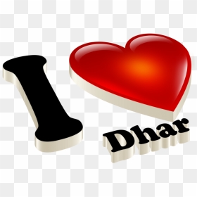 Dhar Heart Name Transparent Png - Love You, Png Download - thar png