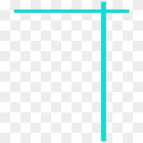 New Cyan Color Transparent Border Png For Photos - Cross, Png Download - new pngs