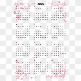 Transparent New Year Text Calendar Font For Printable - 2011, HD Png Download - new pngs